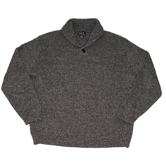 Jos A Bank Sweater Gray Pull Over XL Executive Collection Wool Blend - Picture 1 of 6